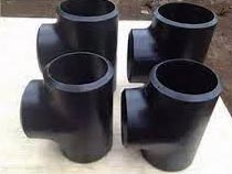 10 inch ERW SCH80 Carbon Black Steel Equal Tee