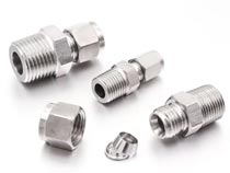 3mm Stainless Steel 316 Double Ferrule External Thread Straight Pipe Fitting