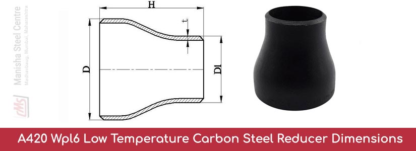 A420 Wpl6 Low Temperature Carbon Steel Reducer Dimensions