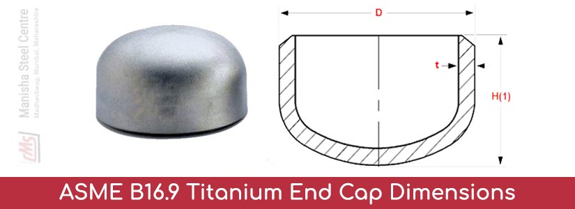ASME B16.9 Titanium End Cap Dimensions