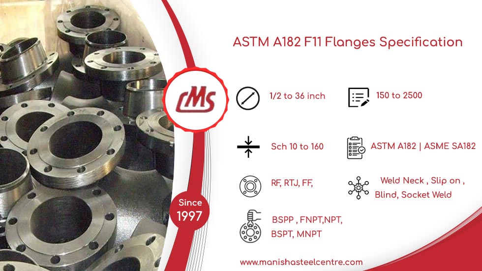 ASTM A182 F11 Flanges Specification