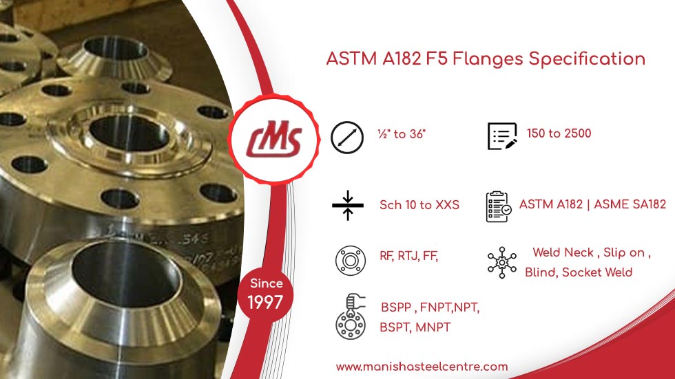 ASTM A182 F5 Flanges Specification