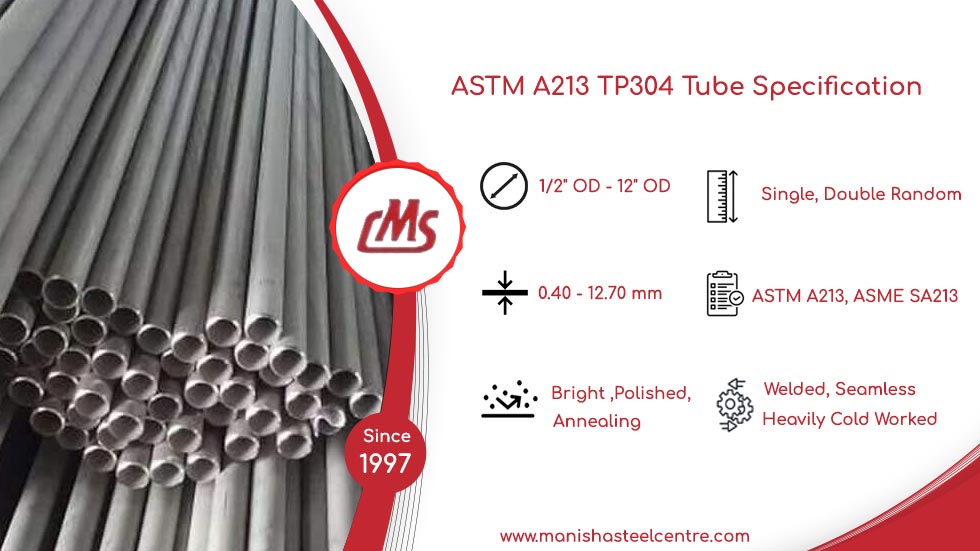 ASTM A213 TP304 Tube Specification