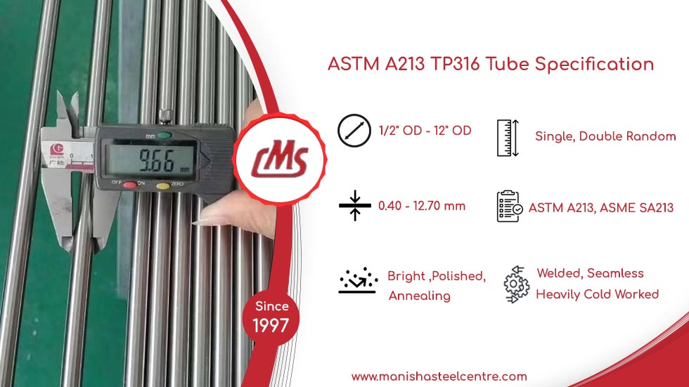 ASTM A213 TP316 Tube Specification