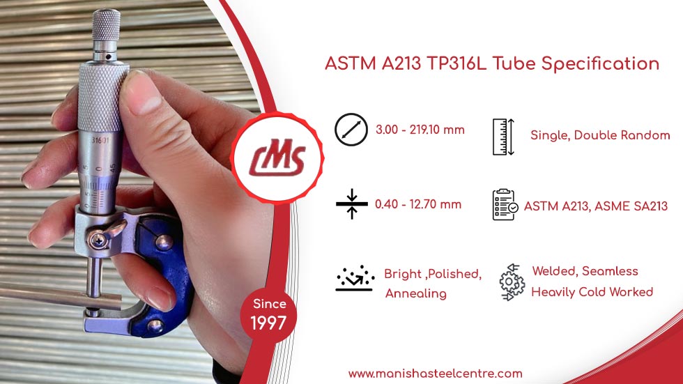 ASTM A213 TP316L Tube Specification