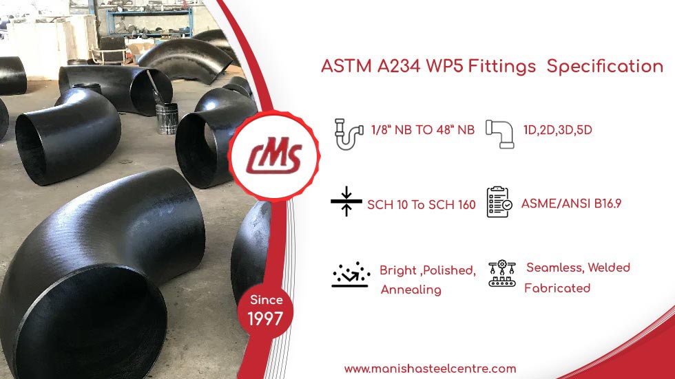ASTM A234 WP5 Fittings Specification ASTM A234 WP5 Fittings Specification