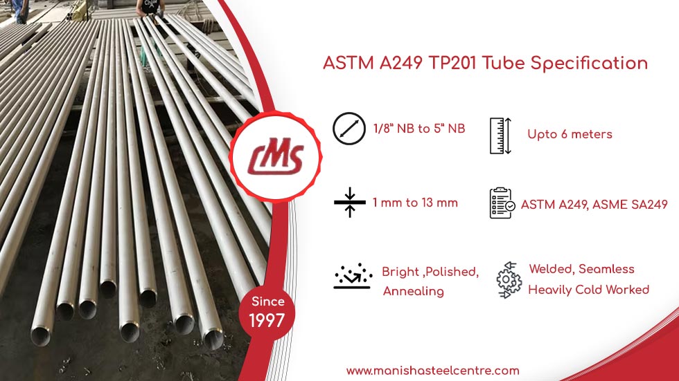 ASTM A249 TP201 Tube Specification ASTM A249 TP201 Tube Specification