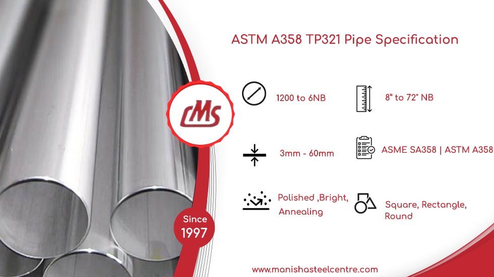 ASTM A358 TP321 Pipe Specification 