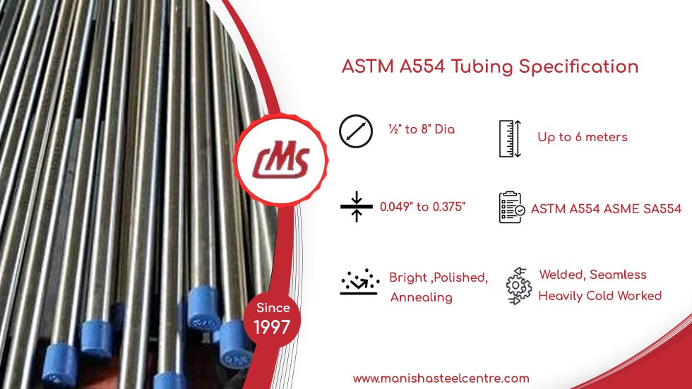 ASTM A554 Tubing Specification
