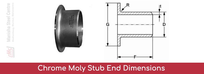 Chrome Moly Stub End Dimensions