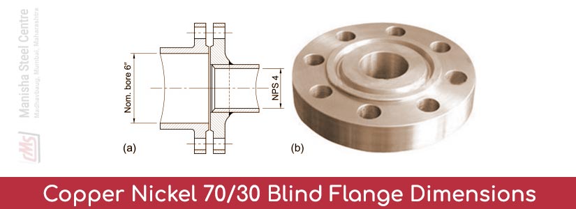  Copper Nickel 70/30 Blind Flange Dimensions