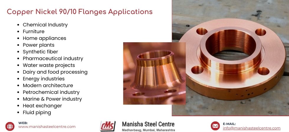 Copper Nickel 90/10 Flanges Applications