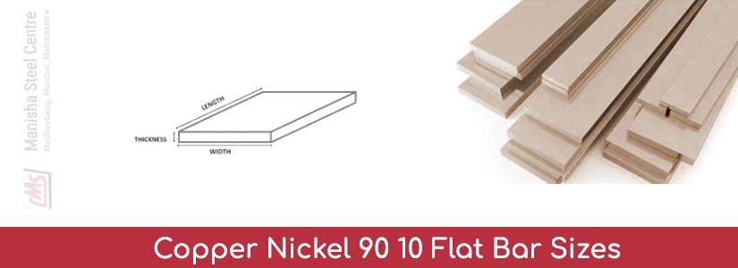 Copper Nickel 90 10 Flat Bar Sizes