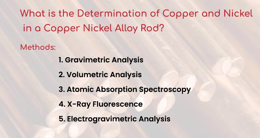 Determination of Copper Nickel Alloy Rod 