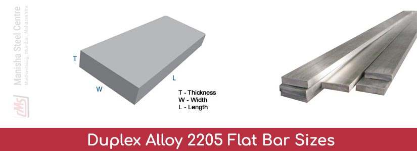  Duplex Alloy 2205 Flat Bar Sizes