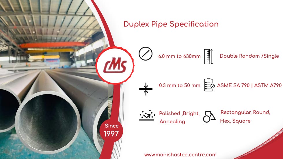 Duplex Pipe Specification Duplex Pipe Specification