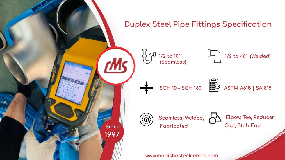 Duplex Steel Pipe Fittings Specification