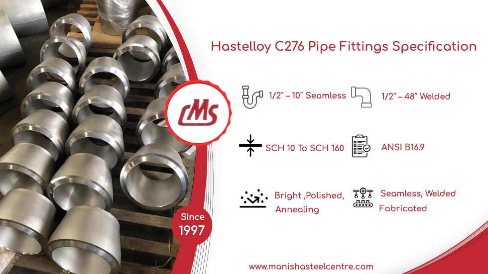 Hastelloy C276 Pipe Fittings Specification
