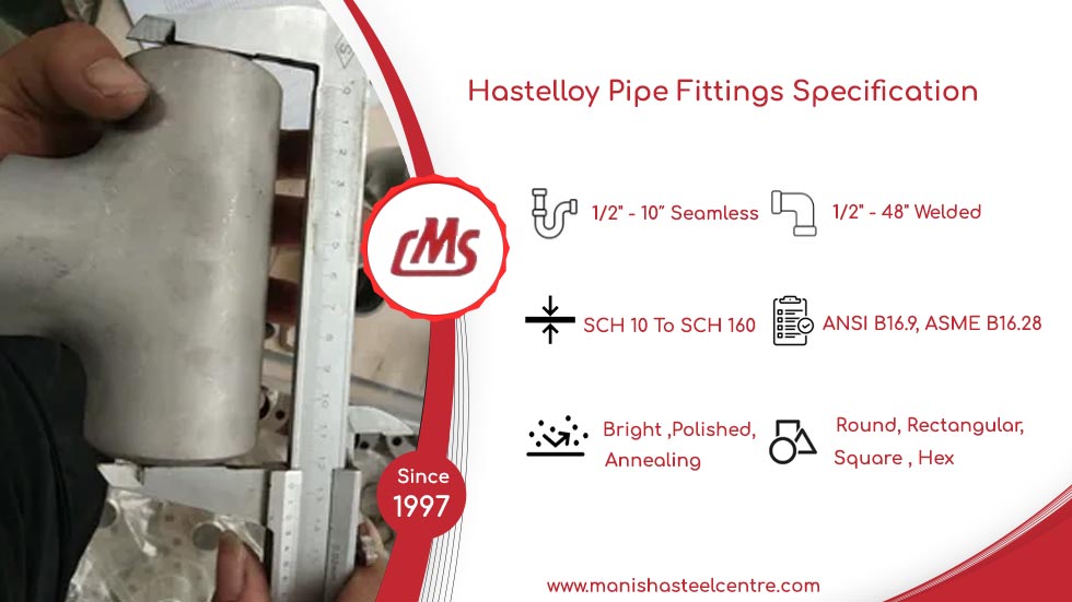 Hastelloy Pipe Fittings Specification