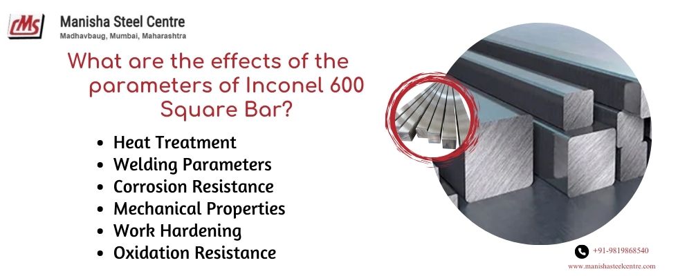 Inconel 600 Square Bar Effects