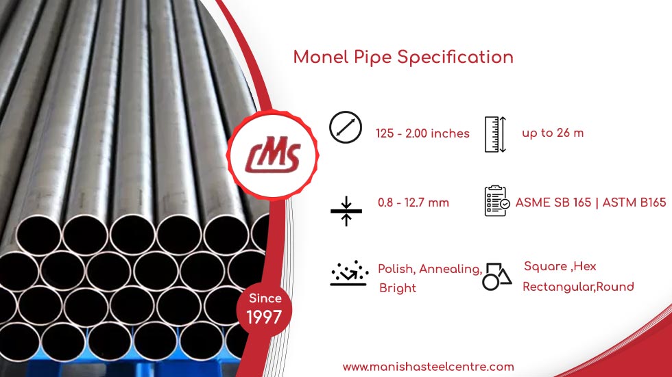 Monel Pipe Specification Monel Pipe Specification