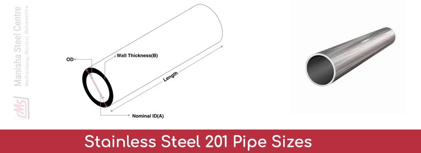 Stainless Steel 201 Pipe Sizes