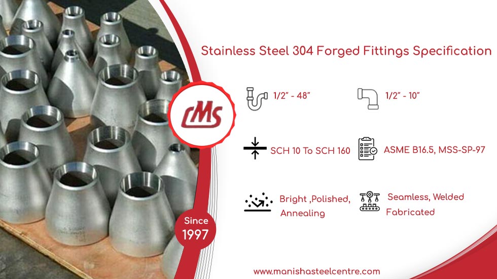 Stainless Steel 304 Forged Fittings Specification Stainless Steel 304 Forged Fittings Specification