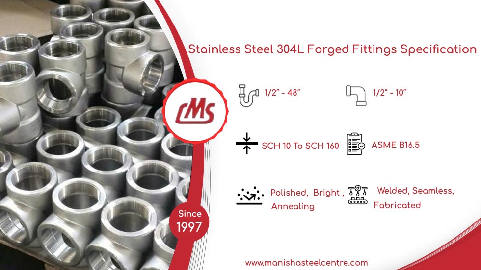 Stainless Steel 304L Forged Fittings Specification