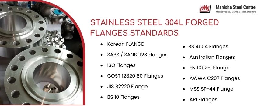 Stainless Steel 304L Forged Flanges Standards