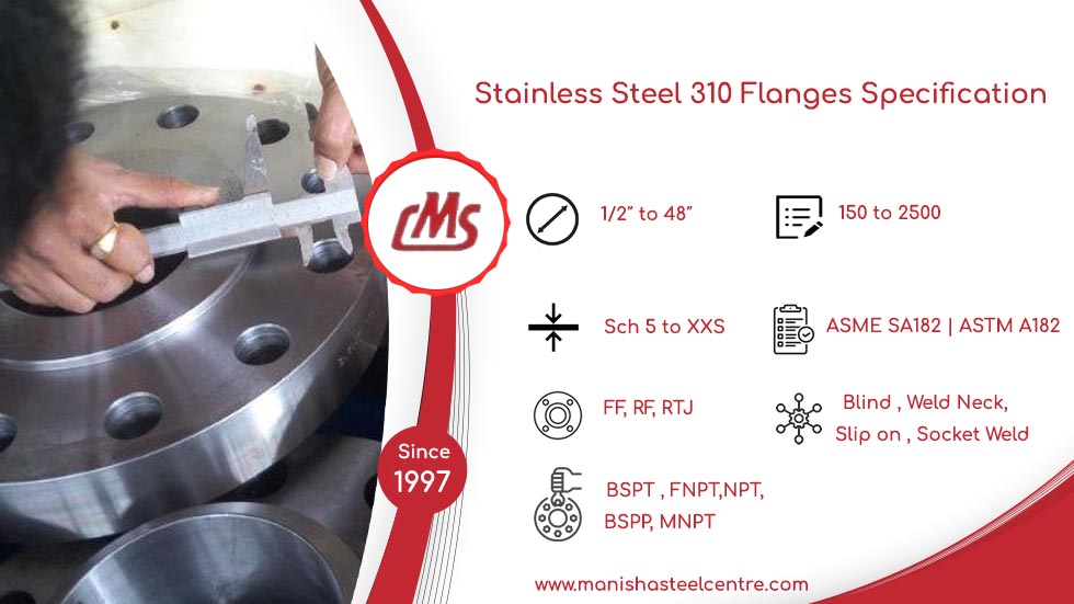 Stainless Steel 310 Flanges Specification