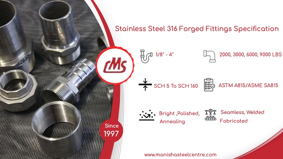 Stainless Steel 316 Forged Fittings Specification