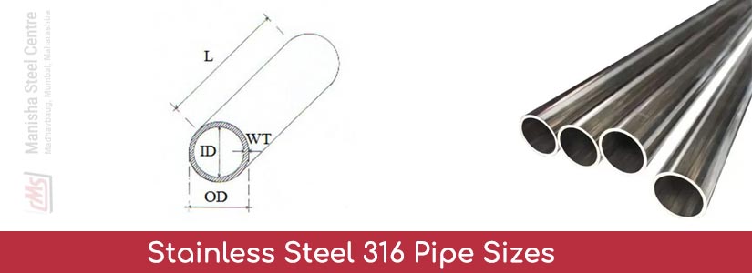 Stainless Steel 316 Pipe Sizes