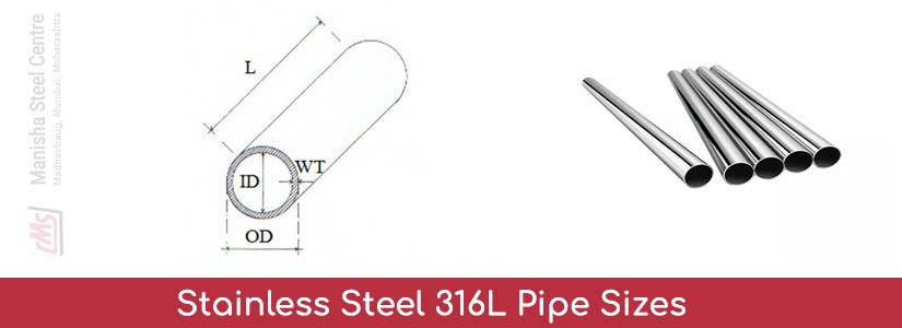 Stainless Steel 316L Pipe Sizes