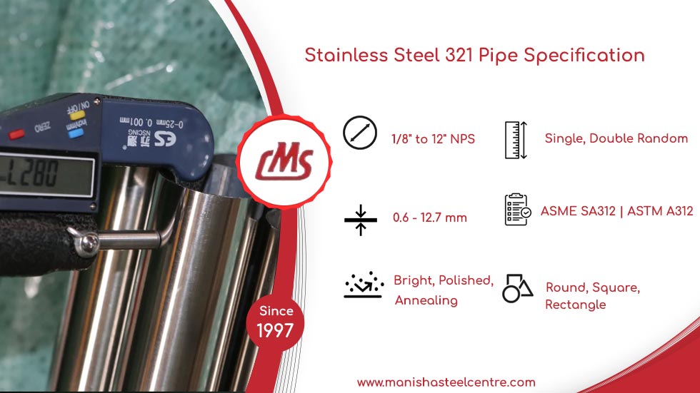 Stainless Steel 321 Pipe