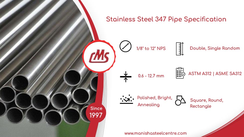Stainless Steel 347 Pipe Specification Stainless Steel 347 Pipe Specification