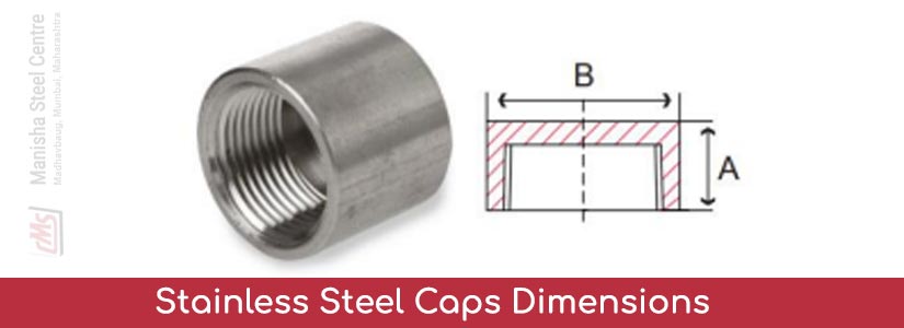 Stainless Steel Caps Dimensions