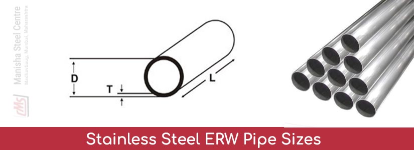 Stainless Steel ERW Pipe Sizes