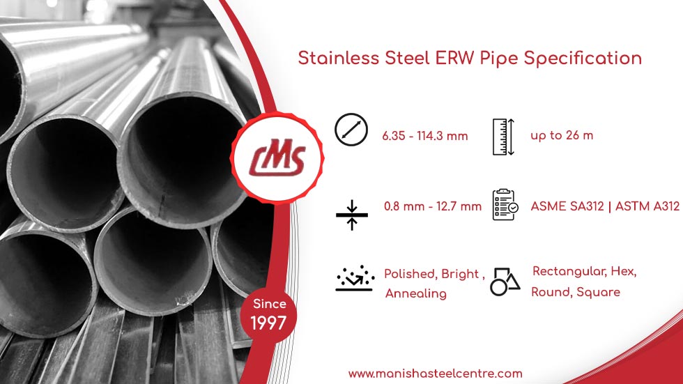 Stainless Steel ERW Pipe Specification 