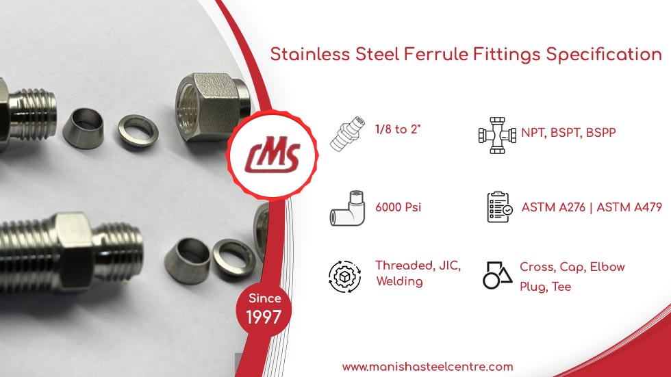 Stainless Steel Ferrule Fittings Specification Stainless Steel Ferrule Fittings Specification