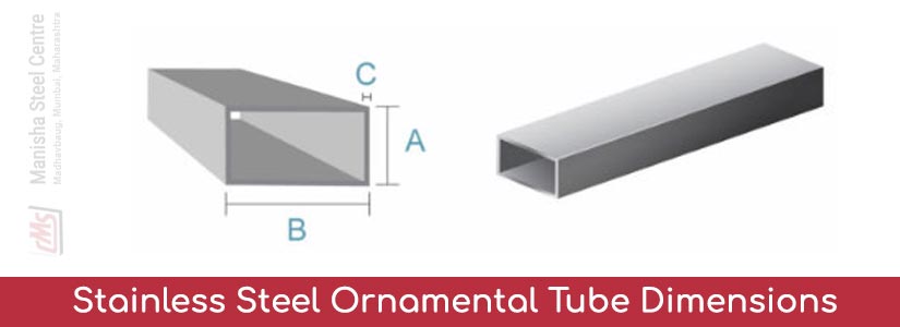 Stainless Steel Ornamental Tube Dimensions