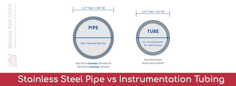 Stainless Steel Pipe vs Instrumentation Tubing