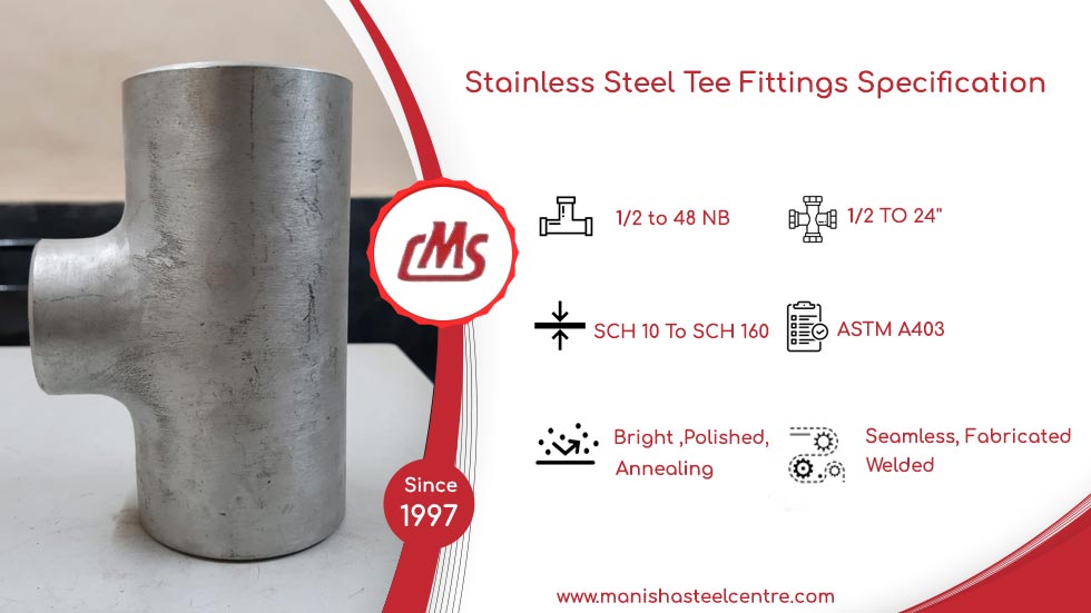 Stainless Steel Tee Fittings Specification