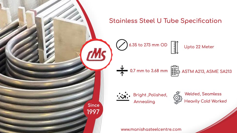Stainless Steel U Tube Specification