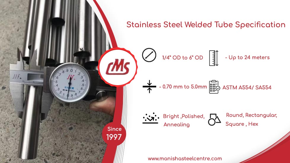 Stainless Steel Welded Tube Specification