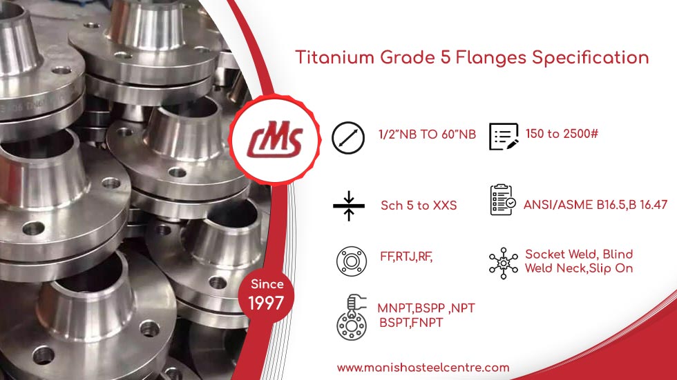 Titanium Grade 5 Flanges Specification