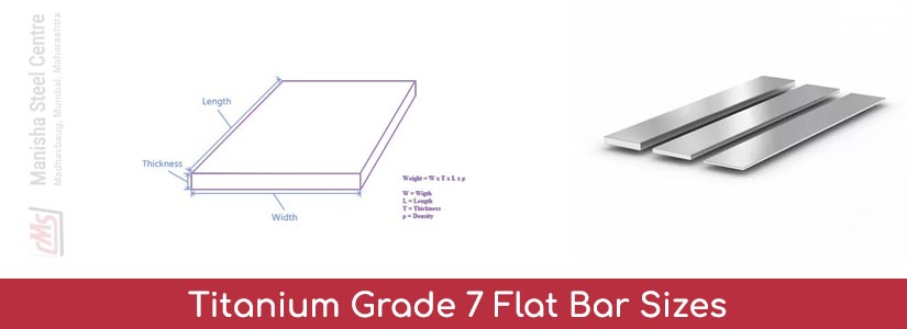 Titanium Grade 7 Flat Bar Sizes