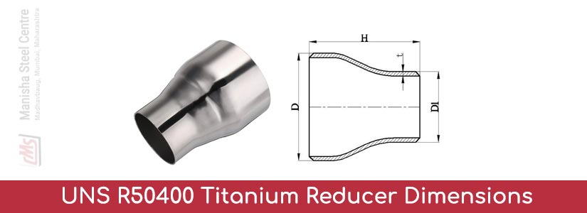 UNS R50400 Titanium Reducer Dimensions