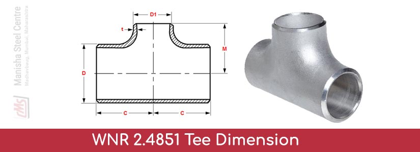 WNR 2.4851 Tee Dimension